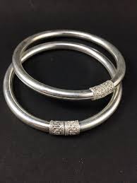 SILVER BANGLES